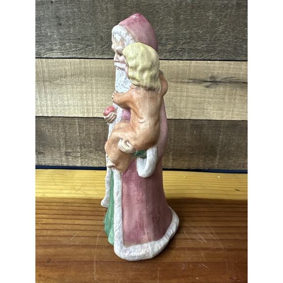 Vintage Provincial Mold Handpainted Old World Santa Claus Ceramic Figurine 9” - Picture 5 of 7